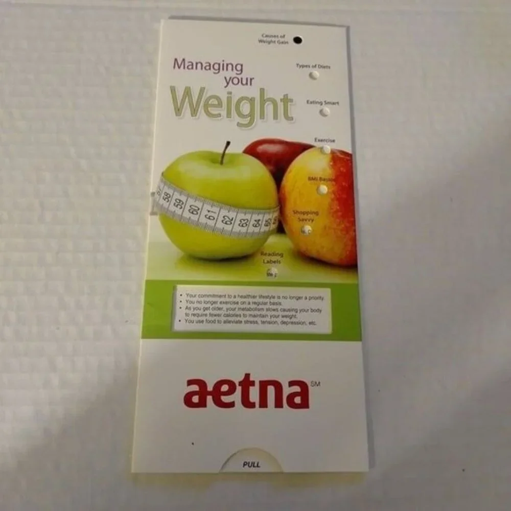 AETNA - MANAGING YOUR WEIGHT-POCKET SLIDER-NEW